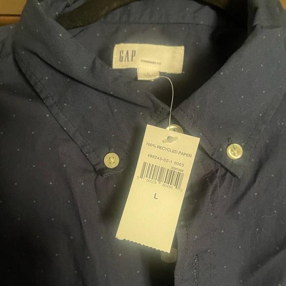 Mens Gap new with tags size large blue with green dots - Picture 3 of 3